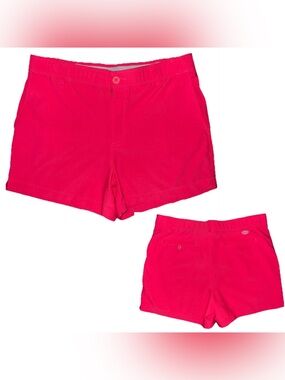 Reel Legends Hot Pink Performance Outfitters Aqua Athletic Shorts Size 8 EUC